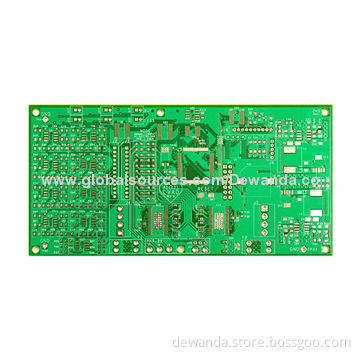FR-4 PCB circuit with immersion gold surface treatment, for telecommunications